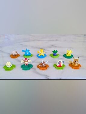 Lot of 10 Pokemon Full Color Collection Figure Set.
